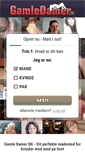 Mobile Screenshot of gamledamerdk.com